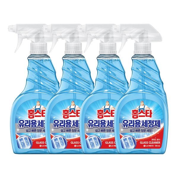 홈스타 유리용 세정 스프레이 500ml x 4개
