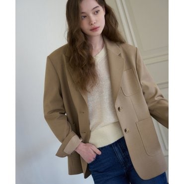 드로우핏 우먼 2버튼오버핏싱글블레이저(DFWMJK4101)