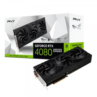 에스투씨엔아이 PNY 지포스 RTX 4080 SUPER VERTO OC D6X 16GB TF 마이크로닉스