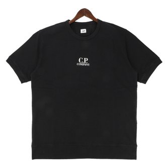 CP컴퍼니 23SS 14CMSS183A 002246G 999 남성 로고 반팔 티셔츠