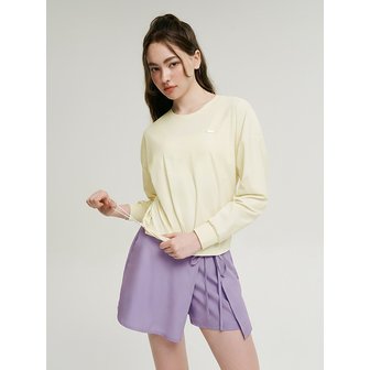 레이지비 [SET] 에어파스텔 스트링 여성 롱 슬리브 + 랩스커트 코코넛