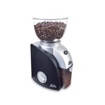  소리스 스칼라 플러스 (Solis Scala Plus Coffee Grinder) 커피 그라인더 블랙 실버 SK1661