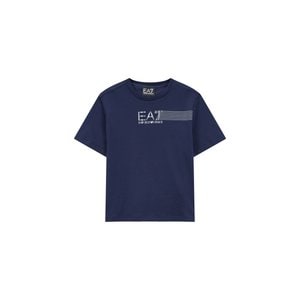 엠포리오아르마니주니어 EA7 로고 포인트 티셔츠(0454110102)