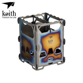 [키이스] KE Titanium Alloy Backpacking Wood Stove_Ti2201