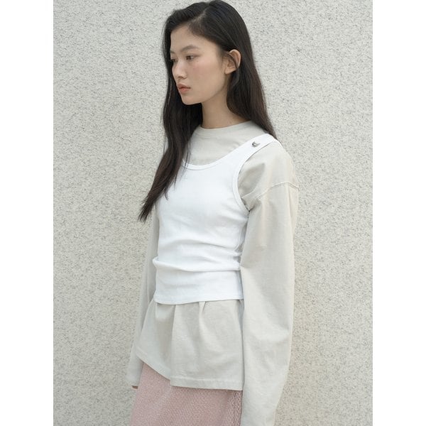 TNL Long Sleeve T-Shirt - [Beige]