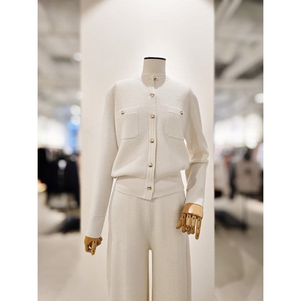 [파주점] [더아이잗컬렉션]울 캐시미어 블렌드 셋업 니트 가디건 CRBA1CD711