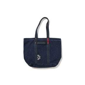 Vintage denim tote bag / Canvas indigo