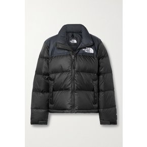 1996 Retro Nuptse Quilted Coated Ripstop Down Jacket 블랙