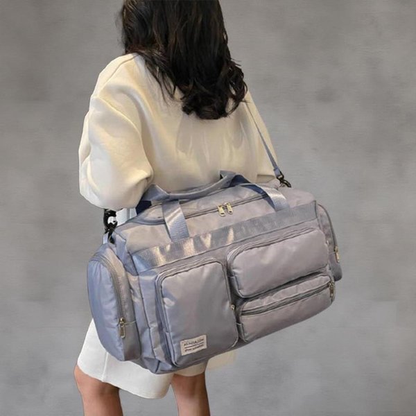 [옷자락] 여성 남성 대용량 다용도 나일론 보스턴백