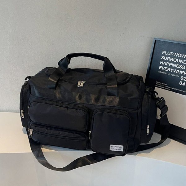 [옷자락] 여성 남성 대용량 다용도 나일론 보스턴백