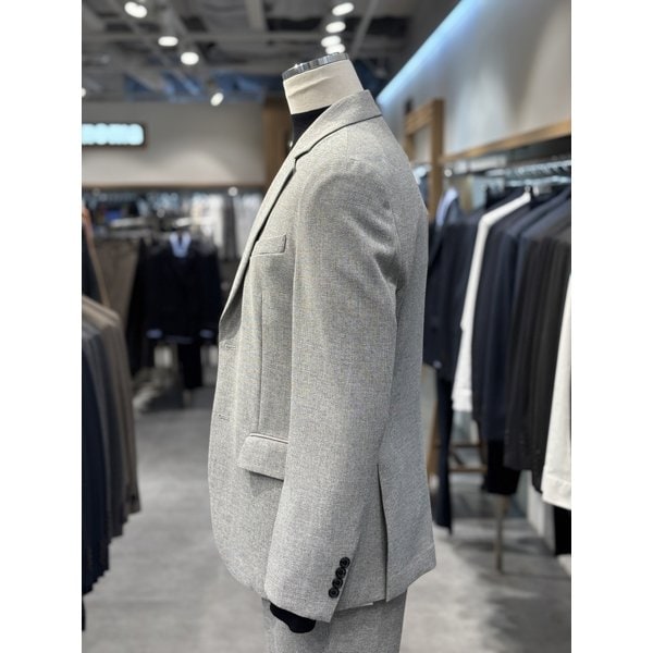 [파주점] 남성 25 S/S 그레이 스판 비지니스 캐주얼 셋업 자켓 RRAMCJ04A