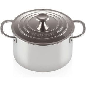 일본 르쿠르제 후라이팬0108 Le Creuset 3층 스테인레스 스틸 캐서롤 4쿼트 1677177