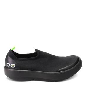 5041070 OOFOS Womens Oomg Eezee Low Recovery Shoes In Black