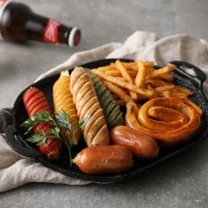  [푸딩팩토리] 모듬소시지 400g 포크 카레 야채 청양고추 파프리카 쵸리조 세트