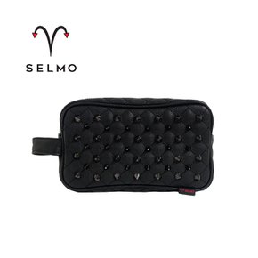 SELMO 클래식X 골프 박스파우치  블랙 블랙S