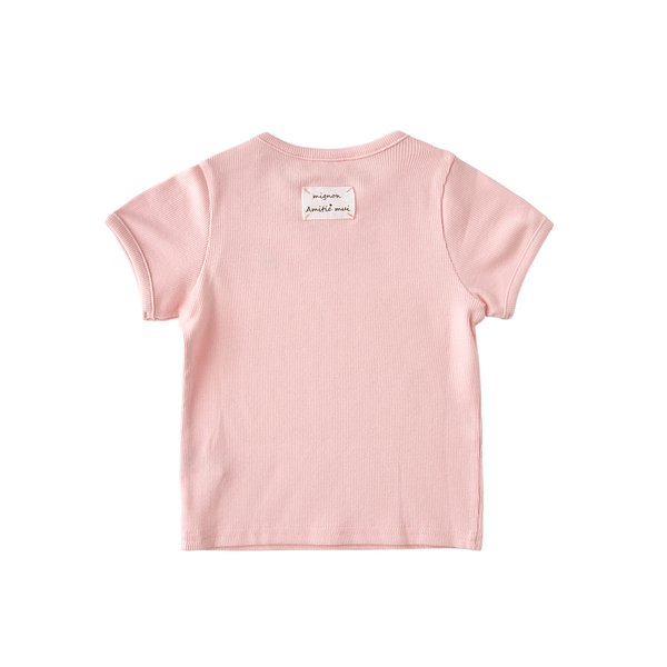 [여주점] [오프라벨 여주점] 밍크뮤 (PK) 아미띠에뮤뮤반팔티셔츠 (35170-670-07)