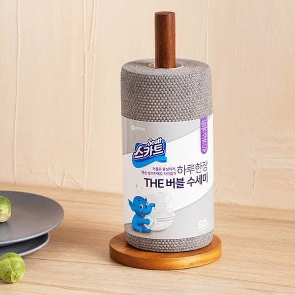 The 버블 수세미 그레이 50매