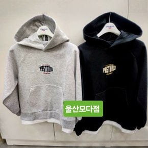 2025년 봄신상 더블니트 워딩 후드티셔츠 3010