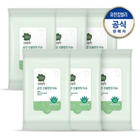 순한 선클렌징티슈5매x6입