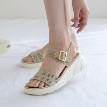 분홍코끼리 (폭신경량창) 원마일 벨크로 밴딩 쿠션샌들(5cm)