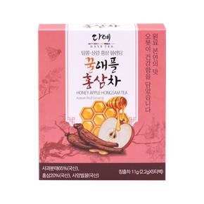 [본사직영] 다예 꿀 블렌딩 애플 홍삼차 전통차 티백 우려먹는차 5개입