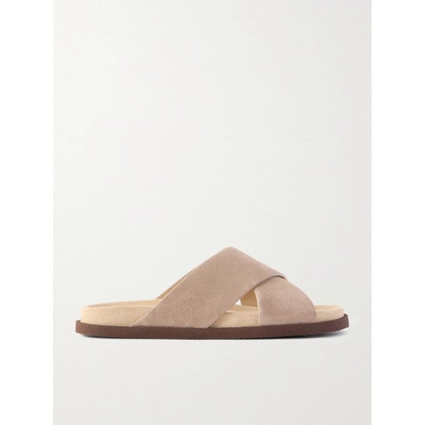 브루넬로쿠치넬리 스웨이드 슬라이드 46376663163009966