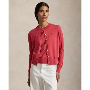 여성 코튼 크루넥 카디건(WMPOSWENDW20533600)