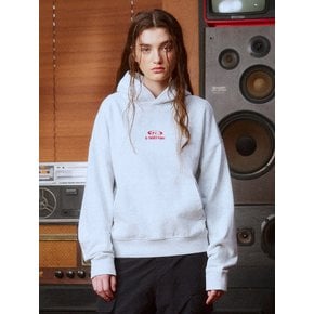 DTO Embroidered Pigment Hoodie (MELANGE GREY)