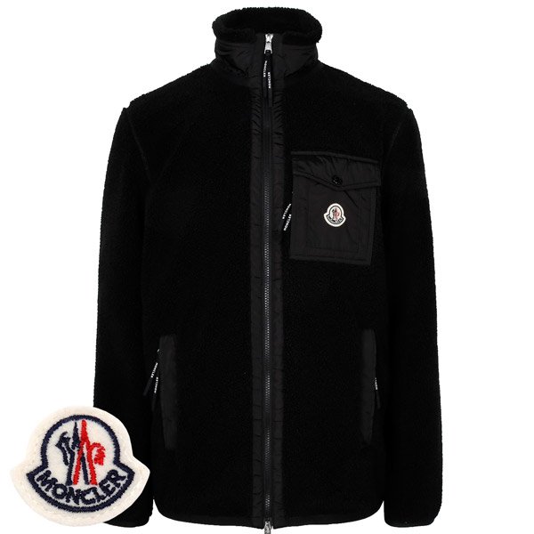 [부산점] 몽클레어 25FW 블랙 플리스 집업 자켓 8G00043 89B59 999