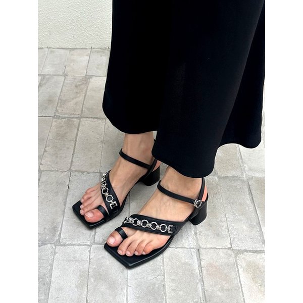 Fleur sandals & mule(black)