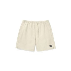 MIL-LABEL COTTON SHORTS PANTS 크림