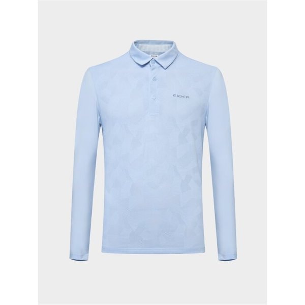 [부산점] 아이스 롱 남성 자가드 긴팔폴로 티셔츠 DMM25206