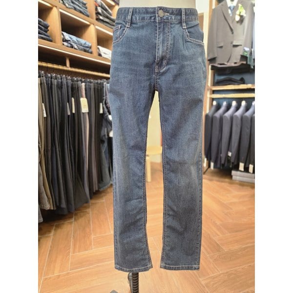 [여주점] 코오롱 브렌우드 남성 스탠다드핏 텐셀 데님 팬츠 BRPDM25513NYX