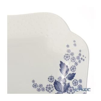  웨지 우드 (WEDGWOOD) 딸기 블룸 인디고 스퀘어 플레이트 27CM 070158700865