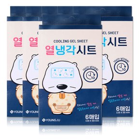 곰탱이 열냉각시트 6매입 6개