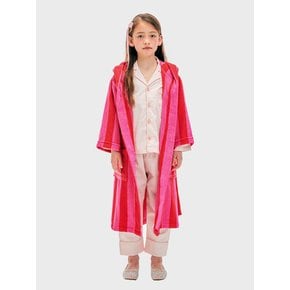 테리 키즈 로브 Terry Kids Robe Pink Red