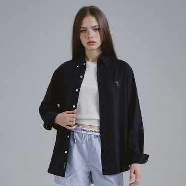 후아유 Surf Bear Linen Shirts(U)  WHYAF3731U