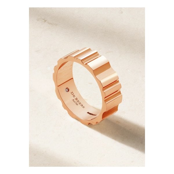 드비어스 Rvl 18k 로즈 골드 다이아몬드 링 1647597338626072
