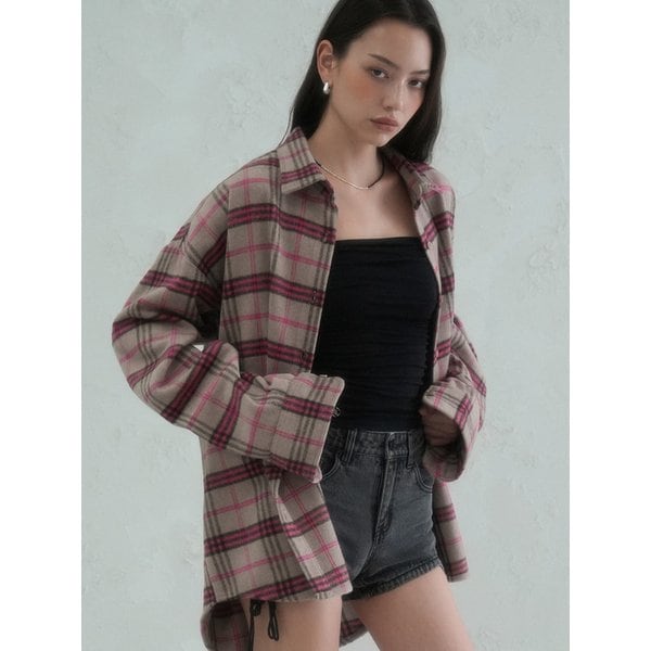 Hiver Check Shirt BLUE