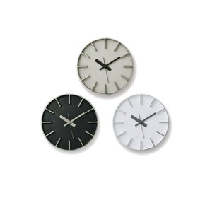 [Lemnos EDGE CLOCK S] 렘노스 엣지 스몰 집들이선물 인테리어 벽시계  AZ0116 Aluminium