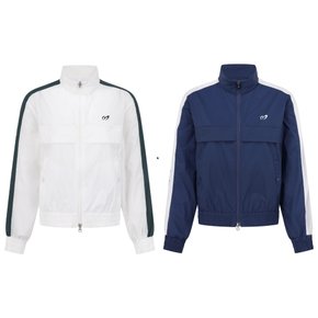 (421E2JP401) 25S/S 여성 펀칭 믹스 블루종 점퍼