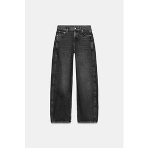 ZARA 자라 ZW 컬렉션 커브드 스트레이트 로우라이즈 진 9632 273 800