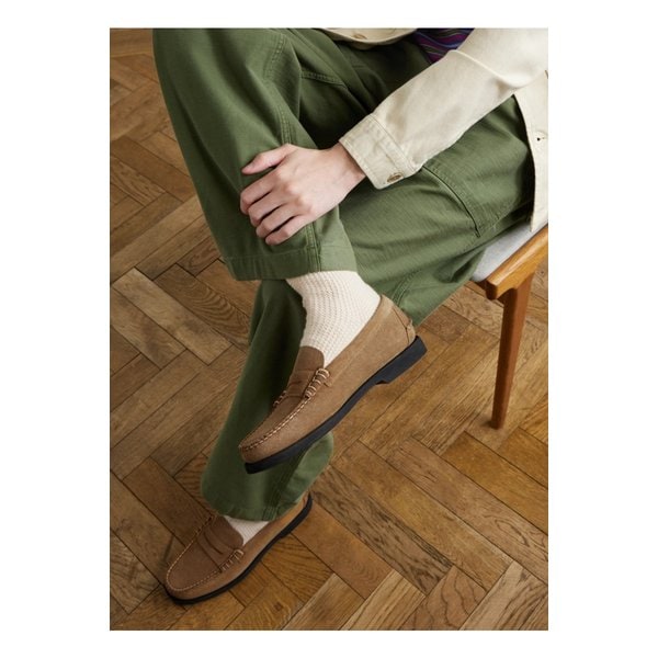 댄 스웨이드 페니 로퍼 브라운 46376663162899225