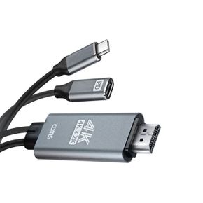 USB Type C to HDMI 컨버터 케이블 C타입 PD 2.0 3M