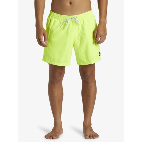 남성 네온 옐로우 슈퍼스웨이드 발리숏 15 (QE21BS001YHJ)