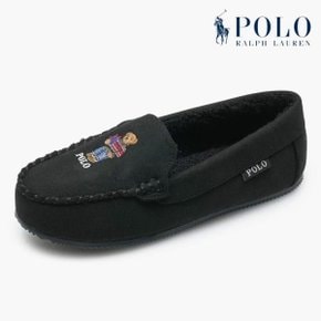 폴로(POLO) BEAR SLIPPER 털  슬립온 블랙  (RF104390PC)