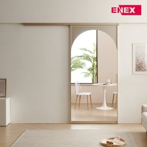 ENEX ExG 루크 하프 아치 원슬라이딩 중문 그레이 샴페인 골드 800mm 부터 1300mm 까지