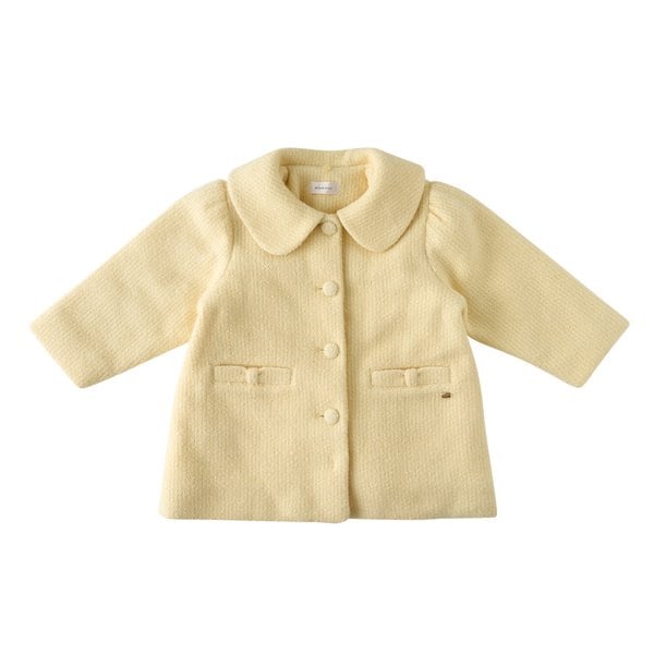 [여주점] [오프라벨 여주점] 밍크뮤 (YE) FUR카라리본포켓코트 (34C15-101-02)