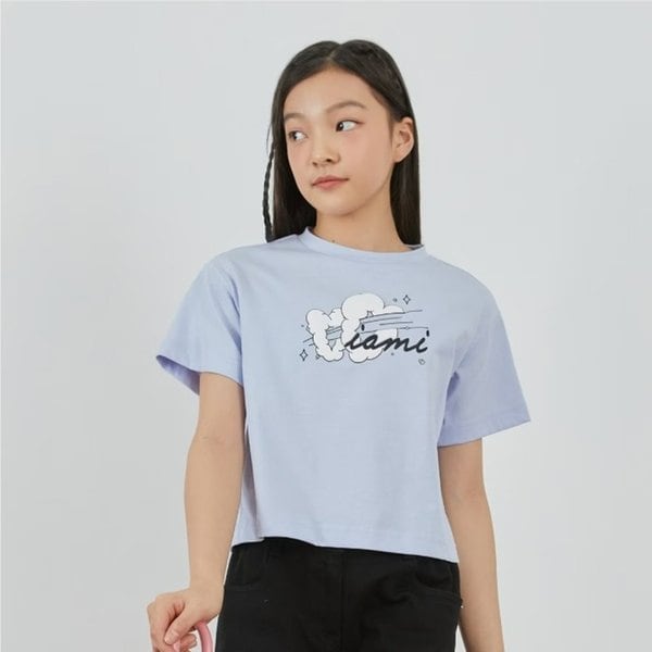 [여주점] (iami)주니어 클라우드 로고티셔츠 KK45378