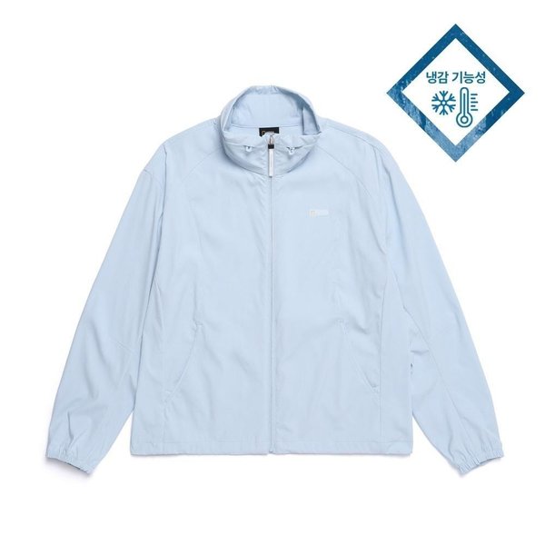 [여주점] N252WFT170 여성 프로즌큐브 스탠드넥 바람막이 LBLUE